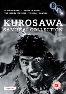 Kurosawa Samurai Collection | Shichinin no samurai / Kumonosu-j / Kakushi-toride no san-akunin / Yojimbo / Tsubaki Sanjr  | Seven Samurai |7 Samurai / Throne of Blood / The Hidden Fortress / The Bodyguard / Sanjuro  DVD